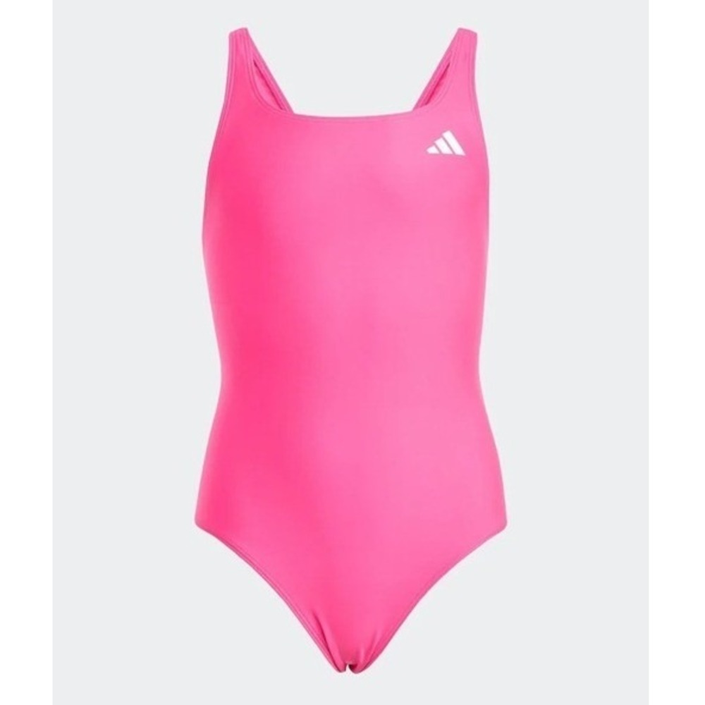Adidas Girls One Piece Swimsuit Pink Athletic Training Swimwear Size‎ L 13-14Y